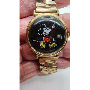 Mickey Mouse Pulsar Date Vintage Watch 017228 537-8A30RO